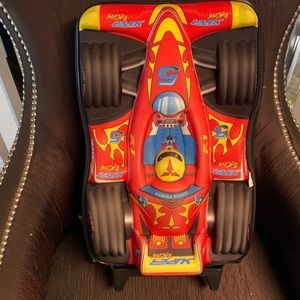 Kids race car luggage